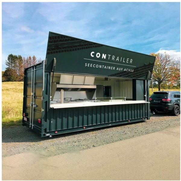 Shop Window Container Mobile Container Shop with Service Window | Portable and Functional ...