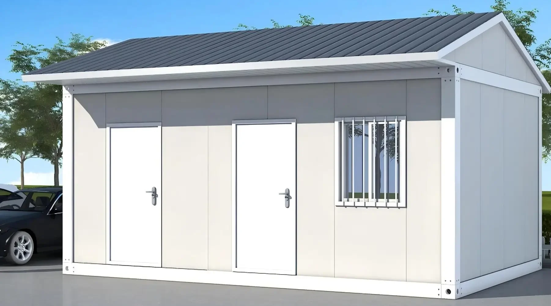 Detachable (Quick-Assemble) Container Houses with Roofs Detachable (Quick-Assemble) Container Houses with Roofs