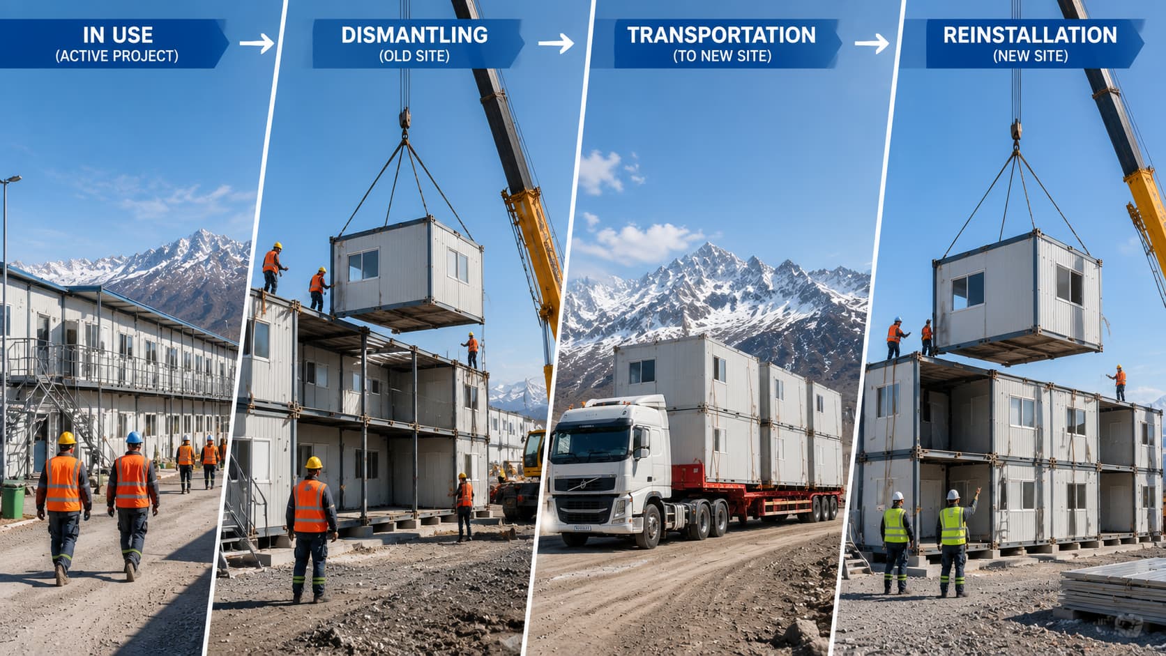 Procurement manager comparing lifecycle costs of modular buildings